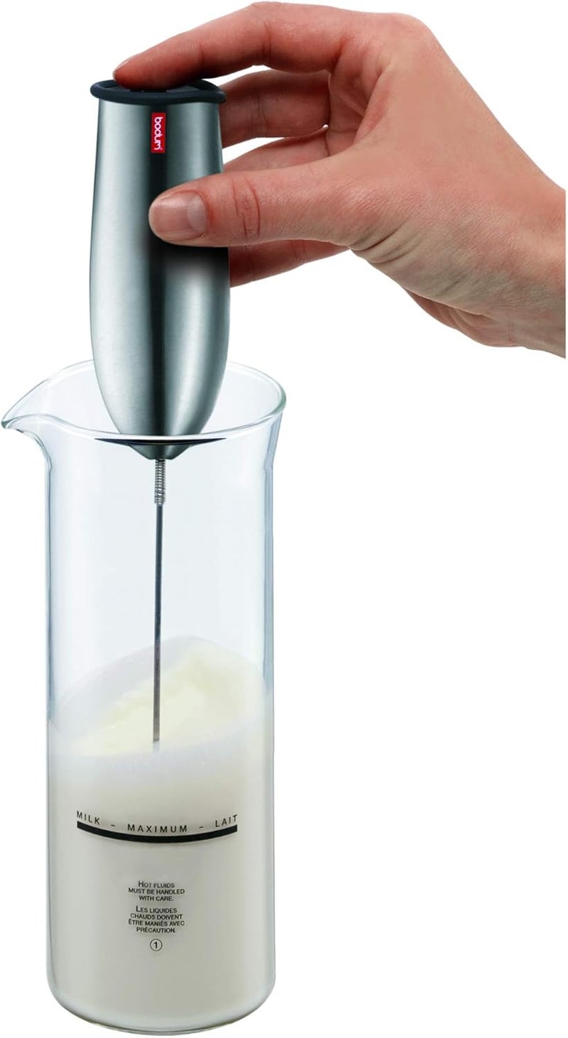 Bodum D3040-01 Schiuma Battery Operated Milk Frother, Black Plastic - Image 3